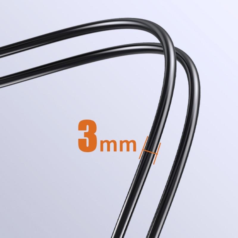 Space Saving Cat6A Ethernet Cable RJ45 10Gpbs Transmission Short Connector for Computer Broadband Router Accessories