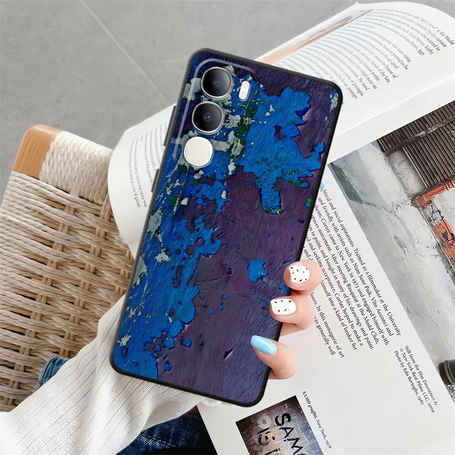 Phone Cover Case for Vivo Y50 Y95 Y51S Y78 Y75 Y81 V27 Y52S Y93 Y53S V21E V23 V29 V25 V30 Y71 Y91 Rust Marks