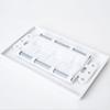 Dust Resistant Black Brush Wall Plate Cable Wall Plate For Wire in Wall Hider Cable Access , Wall Socket