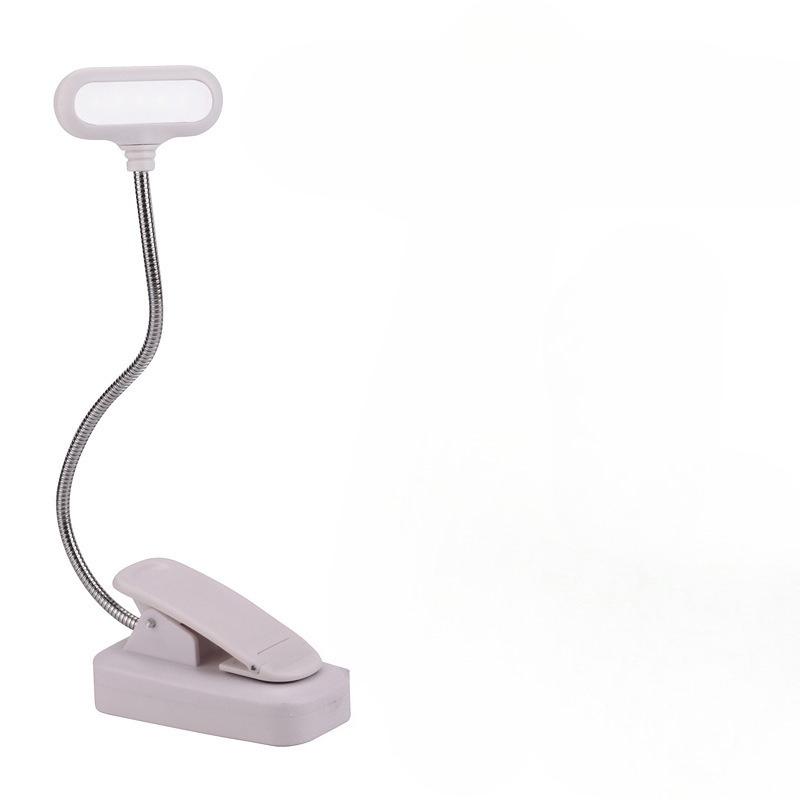 Mini Portable LED Book Light Eye Care Reading Lamp with 3 Brightness Temperatures Flexible USB Rechargeable for Bedeoom Study
