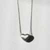 Meumdal Volume Heart Necklace (silver)