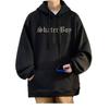 Men's Autumn Retro Hoodie - Trendy High Street, Loose-Fit, Plus Size Pullover.