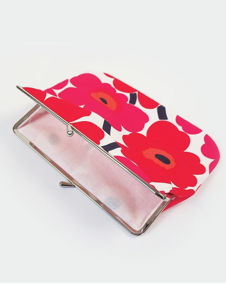 Marimekko Unikko Peněženka Doplněk Líčení Marimekko Mini Unikko Haivahdys Polovina Světle Růžová x Pouzdro, Etue, Pouzdro, Peněženka, Červená, 073821-330 [Použité]