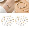 Side-Drilled Heart Spacer Beads, 100 Zinc Alloy Beads for Necklaces, Bracelets, Anklets, Chokers, and Jewelry Designs