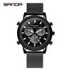 SANDA Simple Trend Watch Male Student Fashion Double Electronic Watch Digital Sports Waterproof Watch
