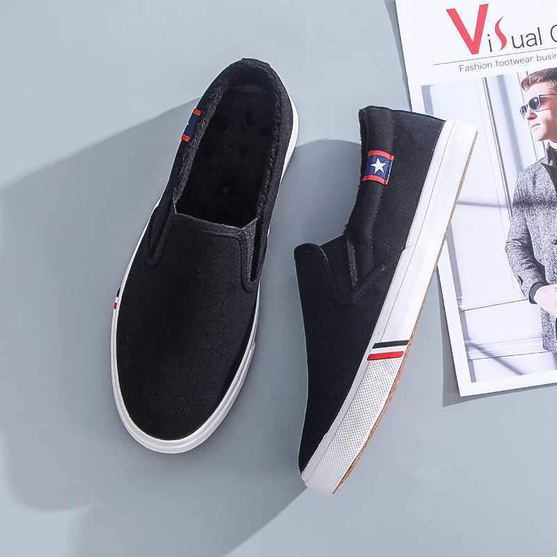 Lazy Shoes Flat Shoes Canvas Shoes Board Shoes One Pedal Single Shoes Spring Tide