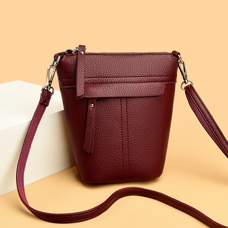 Crossbody Bag - Simple and Elegant, Large Capacity, Single Shoulder, Bucket-shaped Bag, Unique Women's Bag
