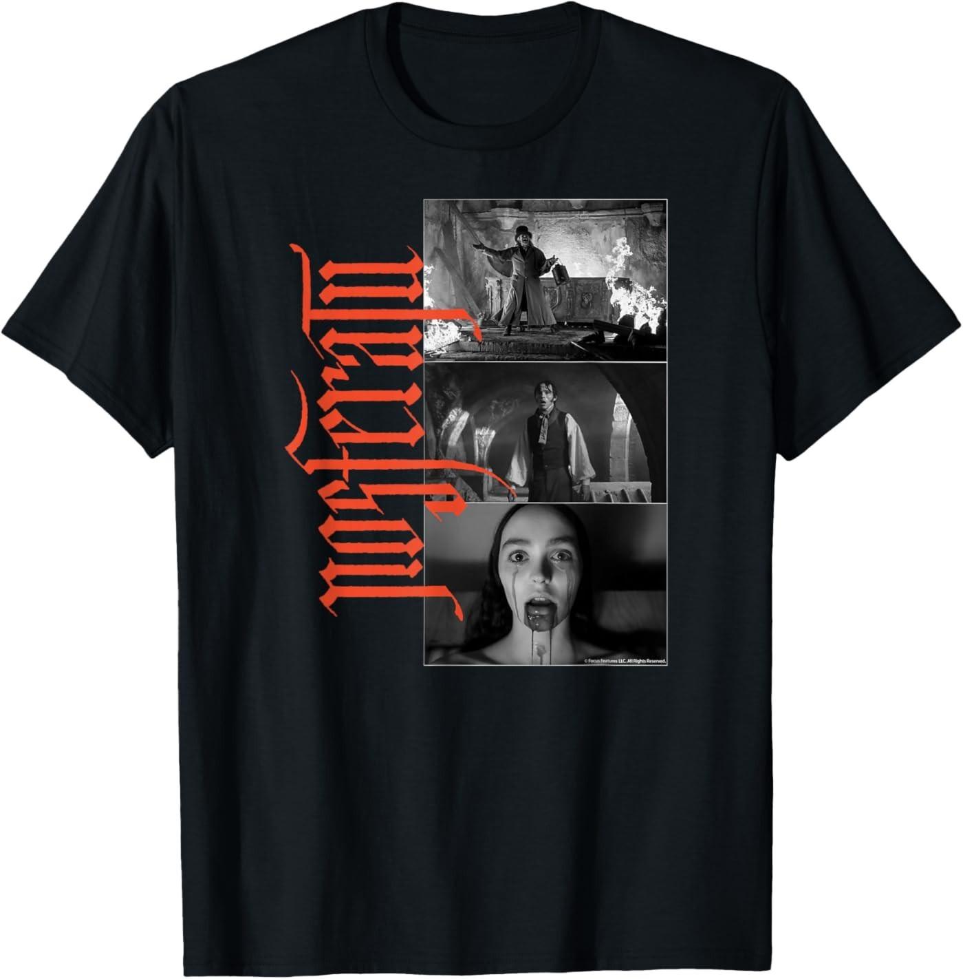 Nosferatu Gothic Horror Collage T-Shirt S разноцветный