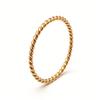 2026 Twist Ring Women's Simple Niche Design High-end Tail Ring Color Does Not Fade Accessories