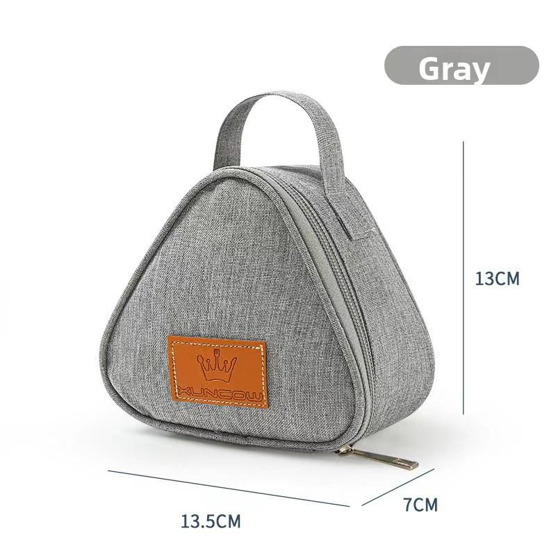 New Insulated Bag Rice Ball Bag Triangle Lunch Bag Milk Sandwich Egg Breakfast Bag Spot Insulated Bag