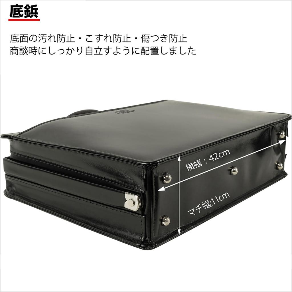 Luxury Genuine Leather Dulles Natural Wood Compatible with A4 Made In Produced In Toyooka Set of 2 Cable Bands Made by Takehachi Tm0648 Bag, Handle,