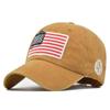 NORTHWOOD American Flag Washed Baseball Cap 3D Embroidered Letter Baseball Cap for Men Women USA Retro Peaked Cap