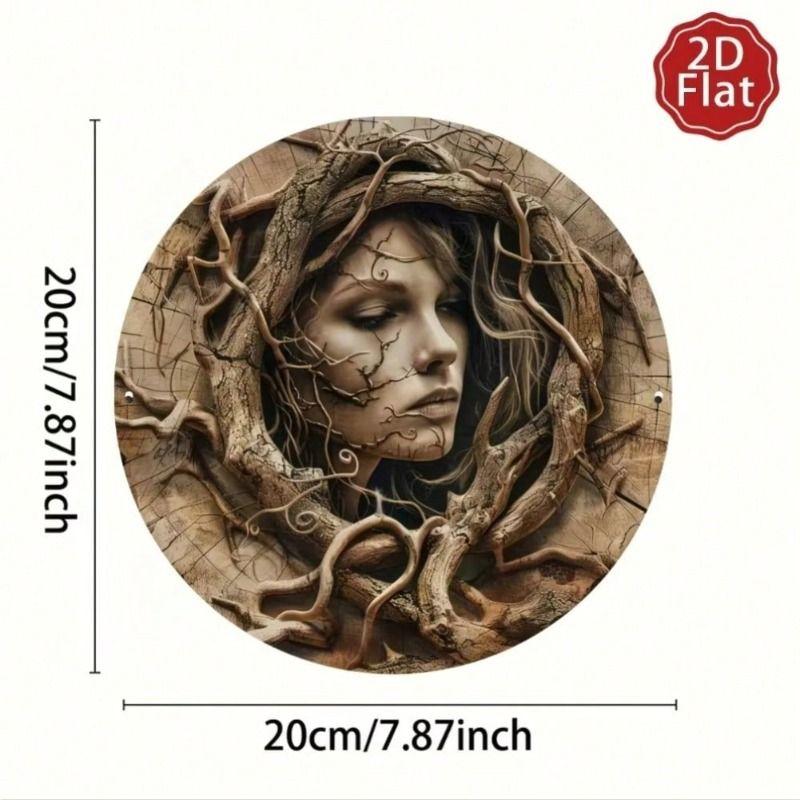 Retro Metal Wall Art Sign Home Decor 20x20cm