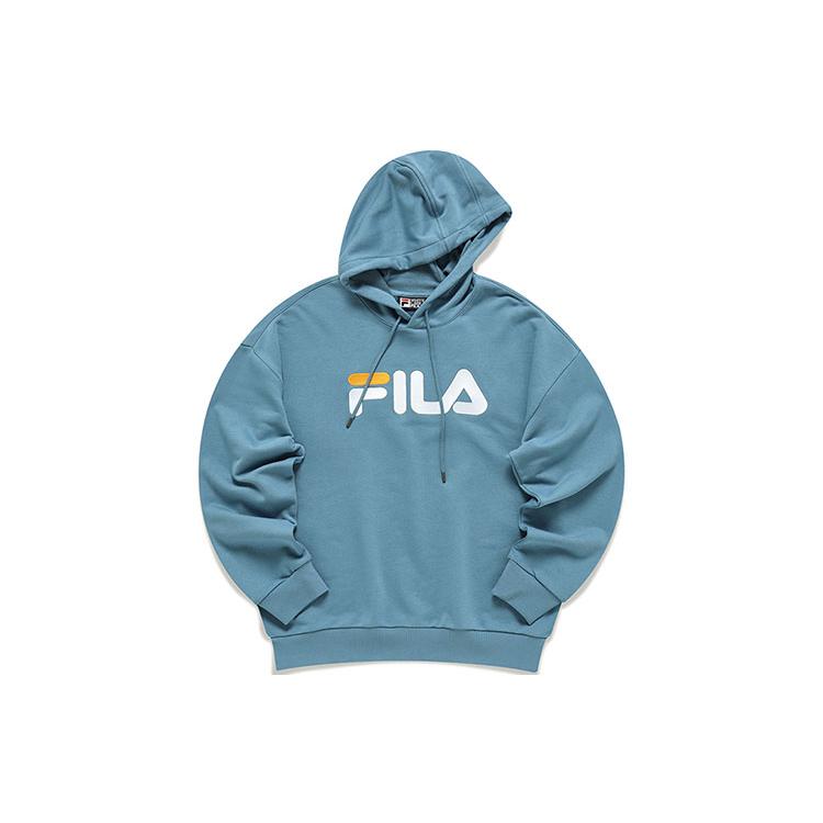 FILA Sweatshirts Unisex Fairy Tale Blue Hooded Moderate Regular F51U138298F-BU XL