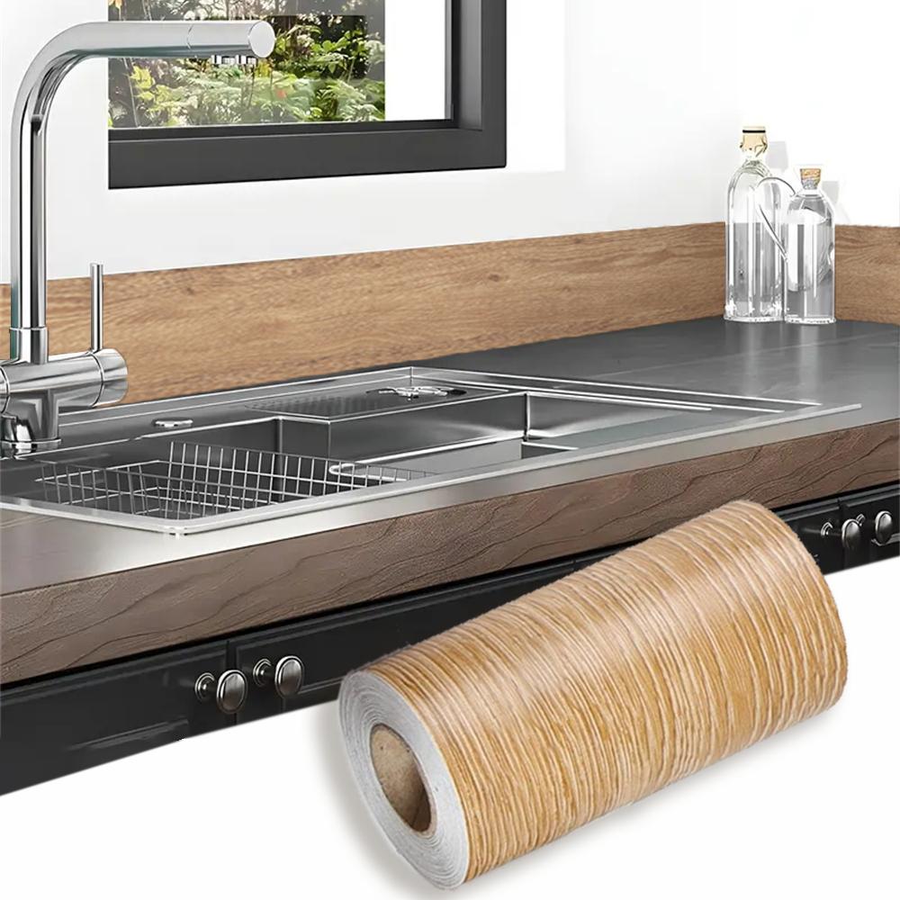 1pc 5m Self-adhesive Wall Trim Line Skirting Border Waterproof Baseboard Wallpaper Sticker For Living Room Home Decoration