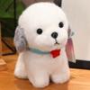 Realistic Husky Dog  Doll Pendants PP Cotton Simulation Dog Poodle Stuffed Doll  Kids Gifts