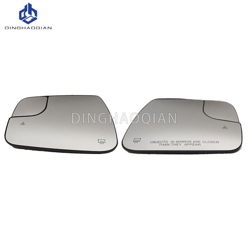 Car Front Door Side Rearview Mirror Glass Heated Blind Spot For Dodge Ram 1500 2500 2019-2022 68402036AA