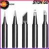 STONEGO Soldering Iron Tips Soldering Bits Black Alloy Plating Suitable for 900M, 936, 937, 938, 969, 8586, 852D