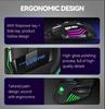 USB Wired Gaming Mouse 7 Button Backlit Ergonomic Mice 2400 DPI Backlight Adjustable Optical Mice for PC Gamer Computer Desktop