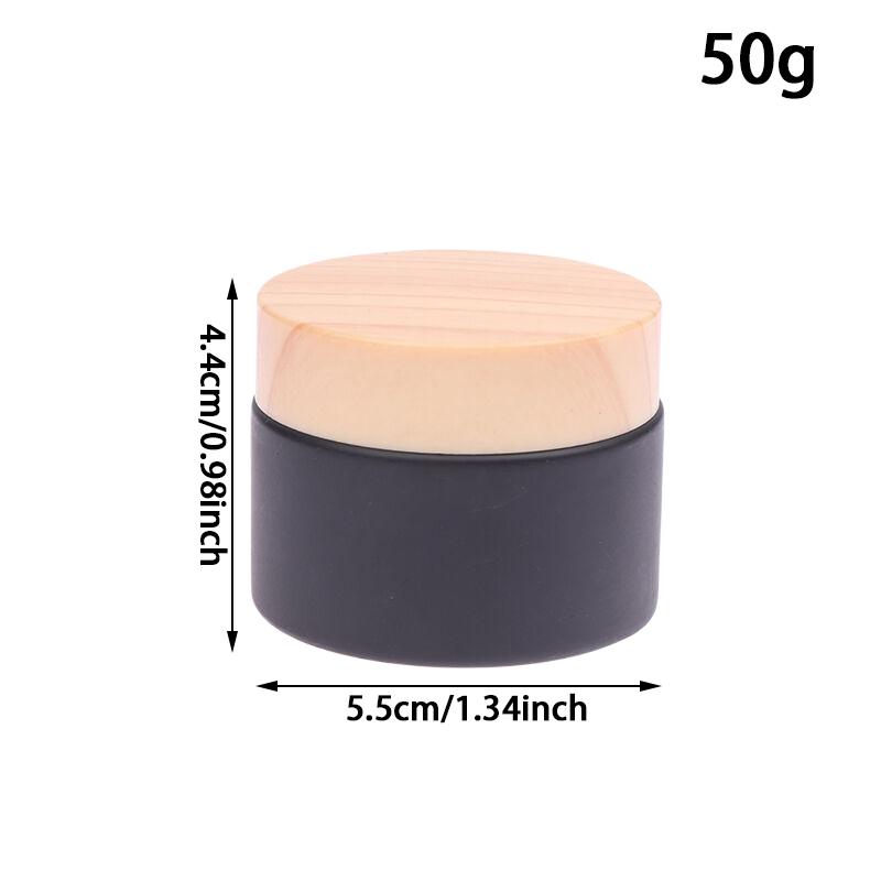 Puste słoiki Mrożone szklane słoiki na kremy Pojemnik kosmetyczny z pokrywką 5-100g Szklana butelka Pojemnik na makijaż Słoiki kosmetyczne podróżne