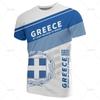 Greece Sports Graphic Short-Sleeve T-Shirt, Casual Wear
