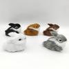 Simulation Plush Action Figures Kids Gift Simulation Rabbit Squatting Model Home DIY Decoration Rabbit Model Rabbits Decoration