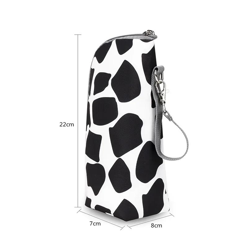 Bolsa para Biberones Portátil Calentador de Biberones para Mamá Molde de Aluminio para Alimentación de Bebés Aislamiento Bolsa para Colgar en el Cochecito para Salidas