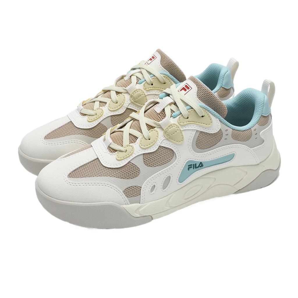 New FILA STAR RHYTHM Star Rhythm Shoes Low Top Skateboard Shoes Women's Milk White F12W522214F-GR