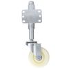4  Nylon Gate Wheel Spring Loaded Swivel Caster Heavy Duty 110lbs Load Capacity