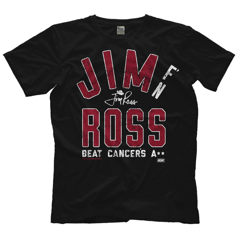 Jim Ross Beat Cancer#039;s A** AEW Official TShirt Unisex T-Shirt S