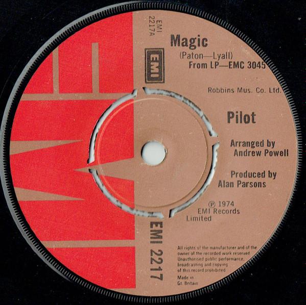 

7inch Record PILOT Magic EMI2217 EMI 1974 UK Rock Used