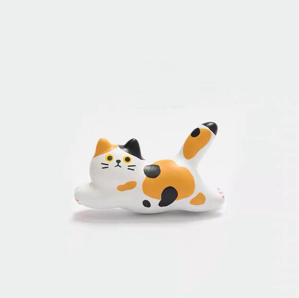 Kreativní nálepka s magnety na ledničku pro kočku Roztomilý kreslený film Samolepka na ledničku pro kočku Kawaii Zvířátko Magnety na ledničku dekorace dárek