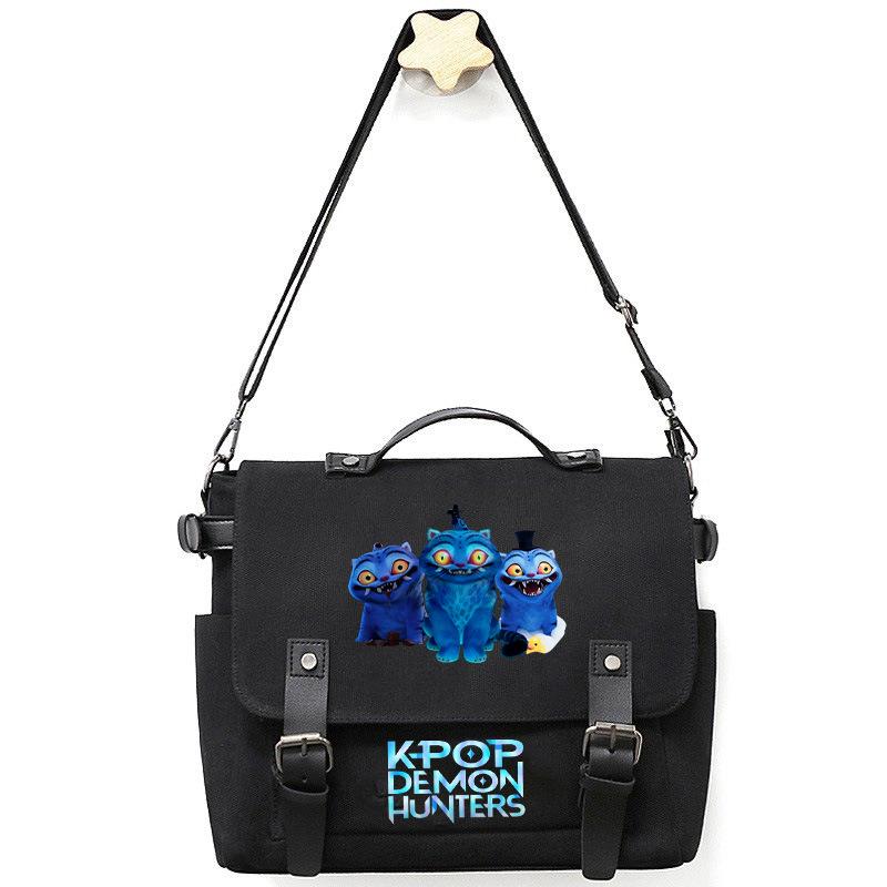 Nuova Borsa a Tracolla Borsa a Spalla Borsa a Tracolla Borsa in Tela CLE Stampata Gruppo Kpop Cacciatore di Demoni