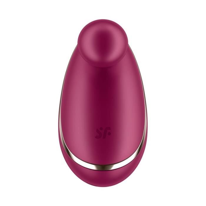 Stimulateur Clitoridien - Satisfyer - Spot On 1 - Rouge - Design Ludique - Taille Unique