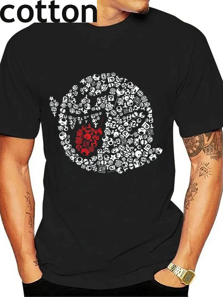 

Интересный принт с портретом Бу, модная, свободная и простая мужская футболка из 100% хлопка 4XL