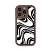 Black and white zebra pattern for iPhone17PorMax phone case 17 Apple 16 matte 14/15 premium ins wind