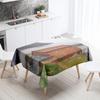 River House Tablecloth Natural Scenery  Anti-Stain Waterproof Rectangular Kitchen Dining Table Home Decor