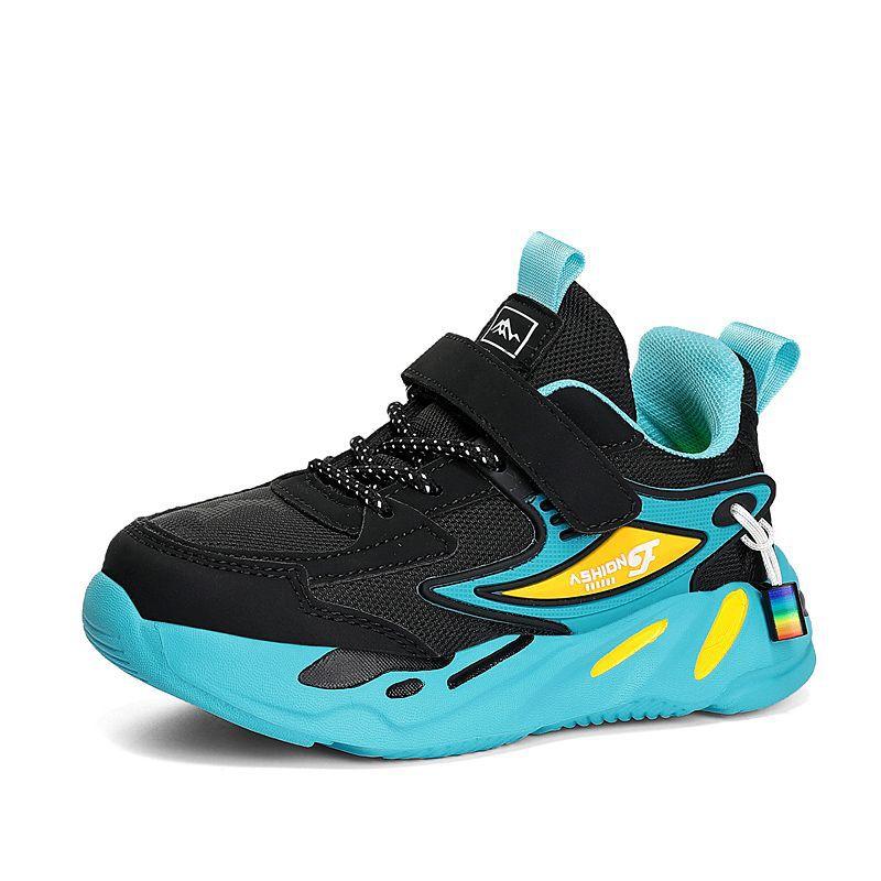 Boys shoes summer single mesh breathable middle school and older children primary school students sports shoes boys mesh casual shoes running shoes