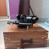 Messing Tamaya Sextant mit Holzkiste 22,86 cm Nautische Dekoration Maritimes Navigationsinstrument Akzent für Zuhause oder Büro Sammlergeschenk