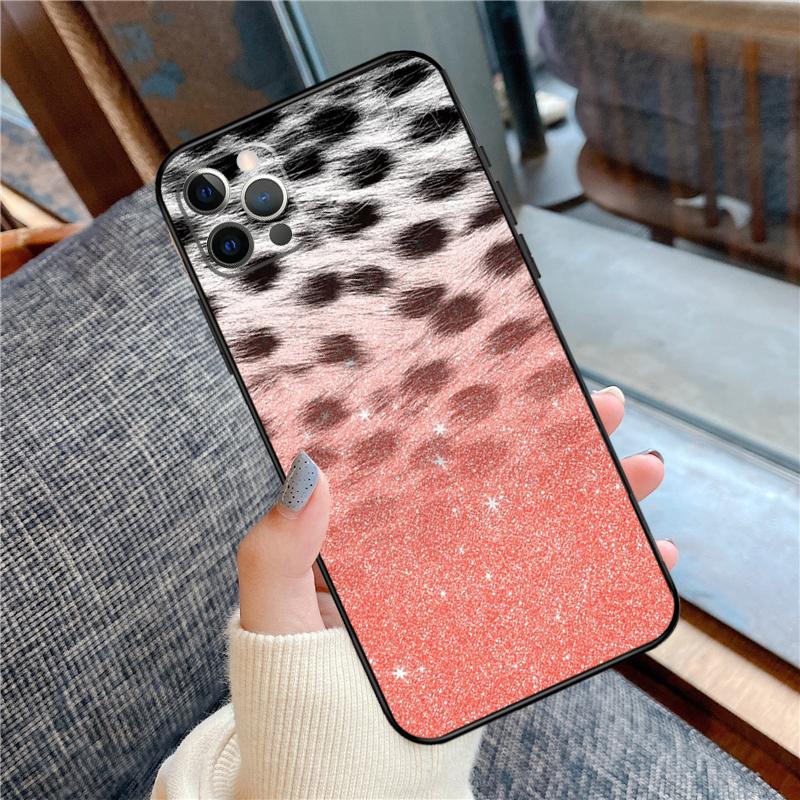 Leopard Print Phone Case For iPhone 17 Pro Max 17Pro 17 Air Silicone Cover Capa
