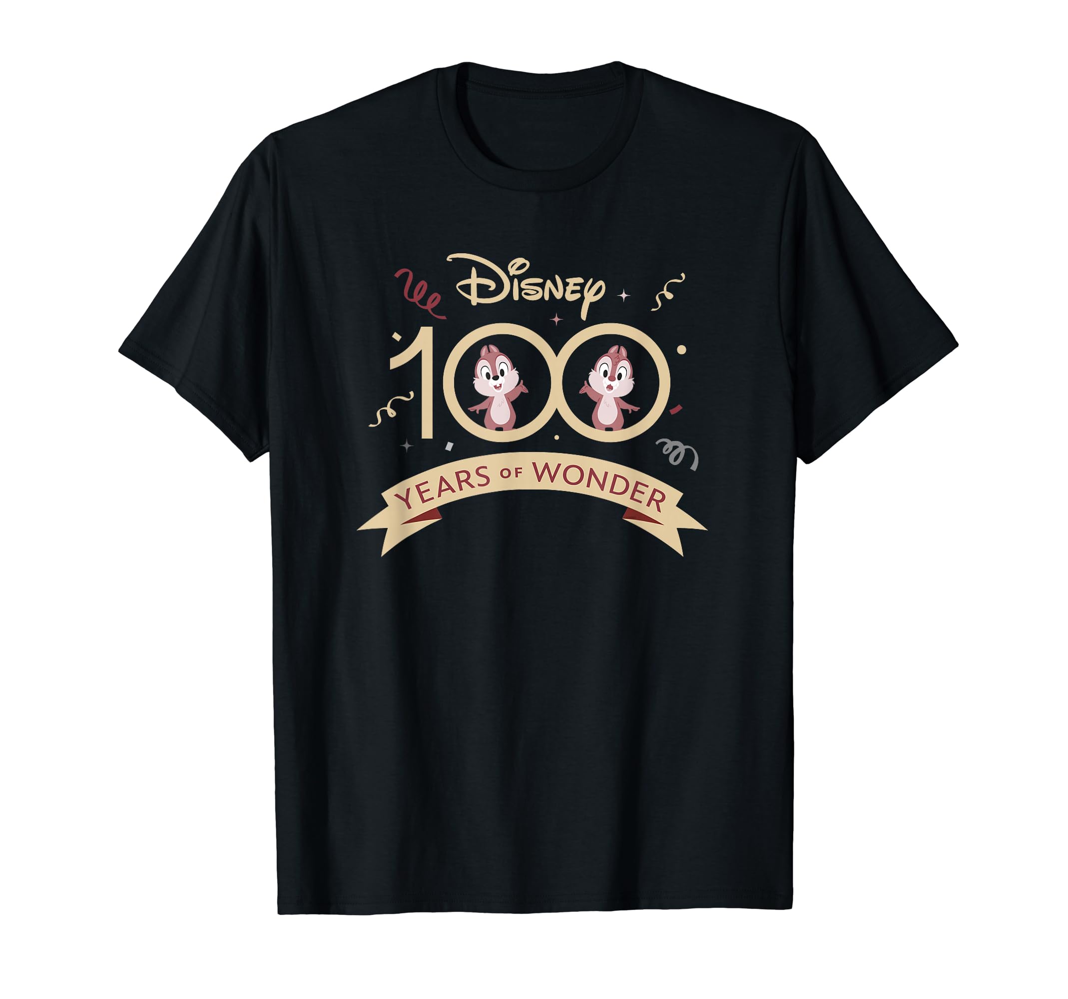 Мужская футболка с коротким рукавом Disney 100-летие Диснея Чудо Чип и Дейл D100
