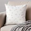 Elegant and fresh small floral patterns Cushion Cover Pillowcase Antidustmite Invisible Zipper Short Plush Sofa Cushion