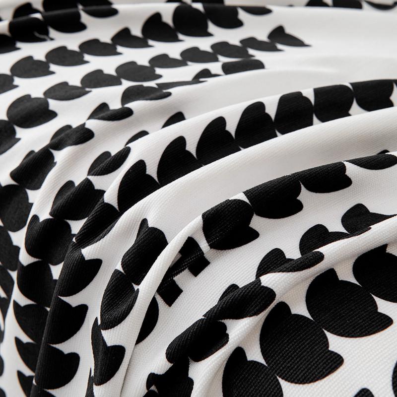 Chenille Love Stripe Sofa Towel Universal for All Seasons One-piece Type Sofa Towel Home Living Room Sofa Blanket Cloth Towel