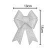 Christmas Bow Red Gold Xmas Tree Large Bowknot For Home Decoration Wedding Navidad New Year Party DIY Hanging Decor