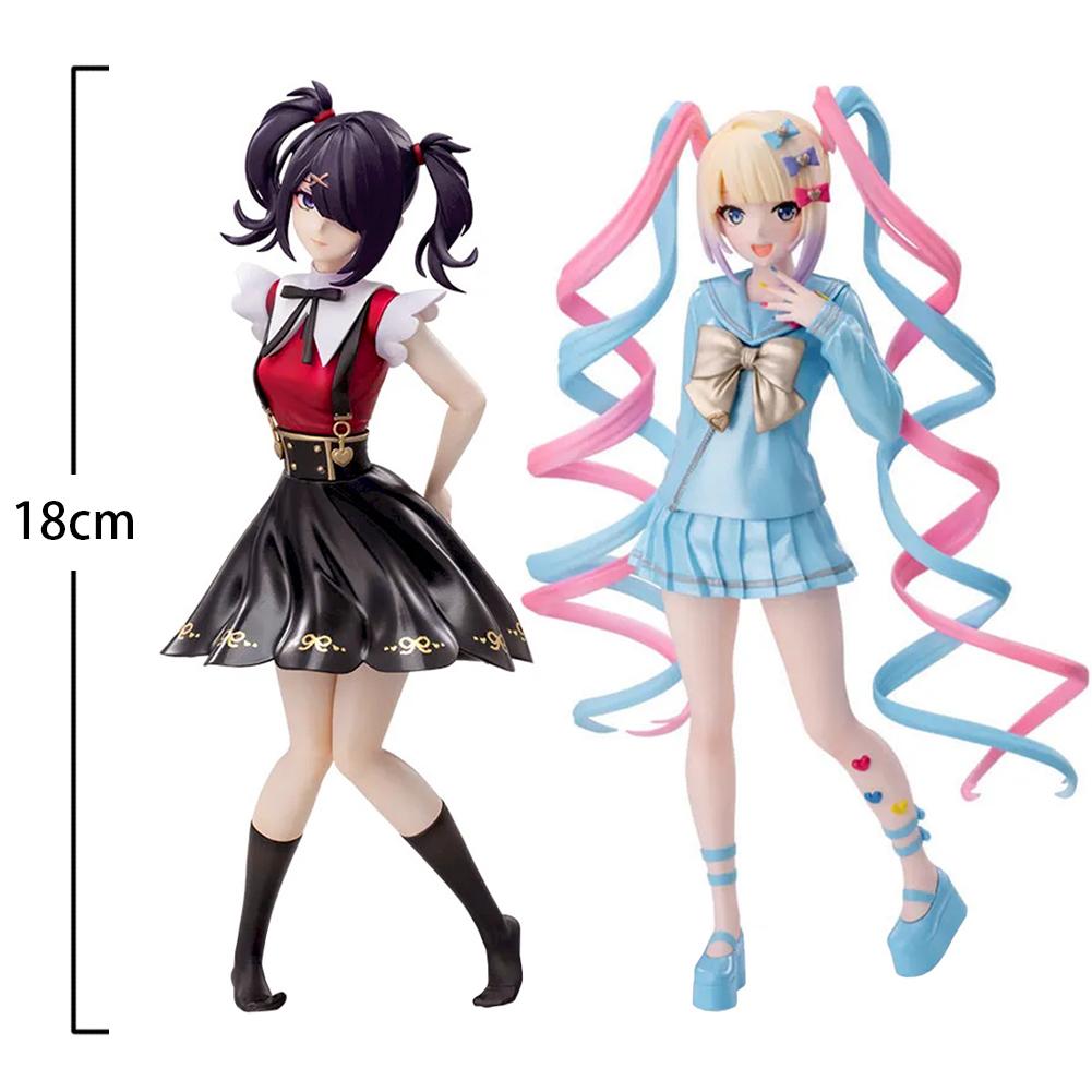Anime Girl Figures KAngel Action Figure Virtual Uploader Ame Rain Figurine Collection Model Angel Toys Ornaments OMG kawaii chan Poseable Articulated