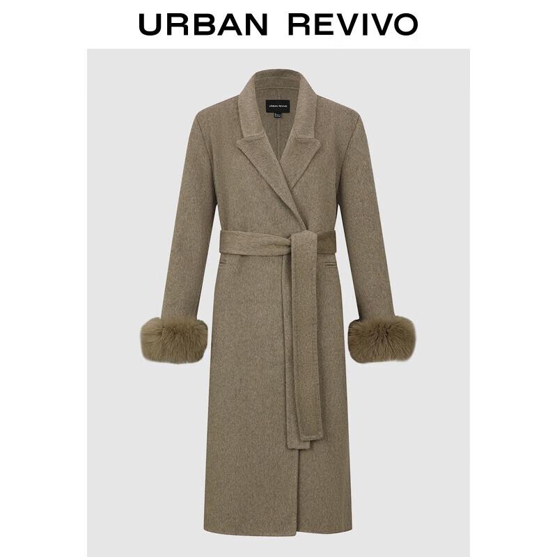 

UR Women s Amber Flow Belted Wool Blend Coat S
