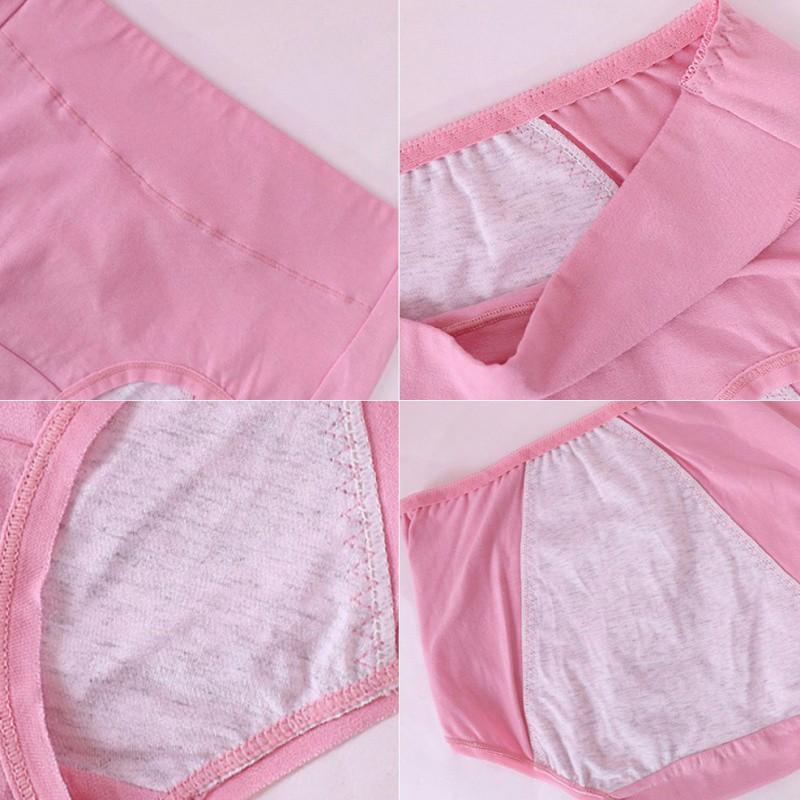 Lady Cotton Crotch Comfortable Underwear Physiological Pants Ladies Female Lengthen Briefs