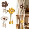 Elastic Band Flower Shape Curtain Tieback Cartoon Curtain Tying Tool Kids Room Home Decor