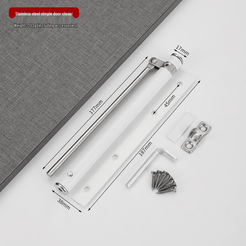 Hydraulic Stainless Steel Auto Door Closer with Buffer
