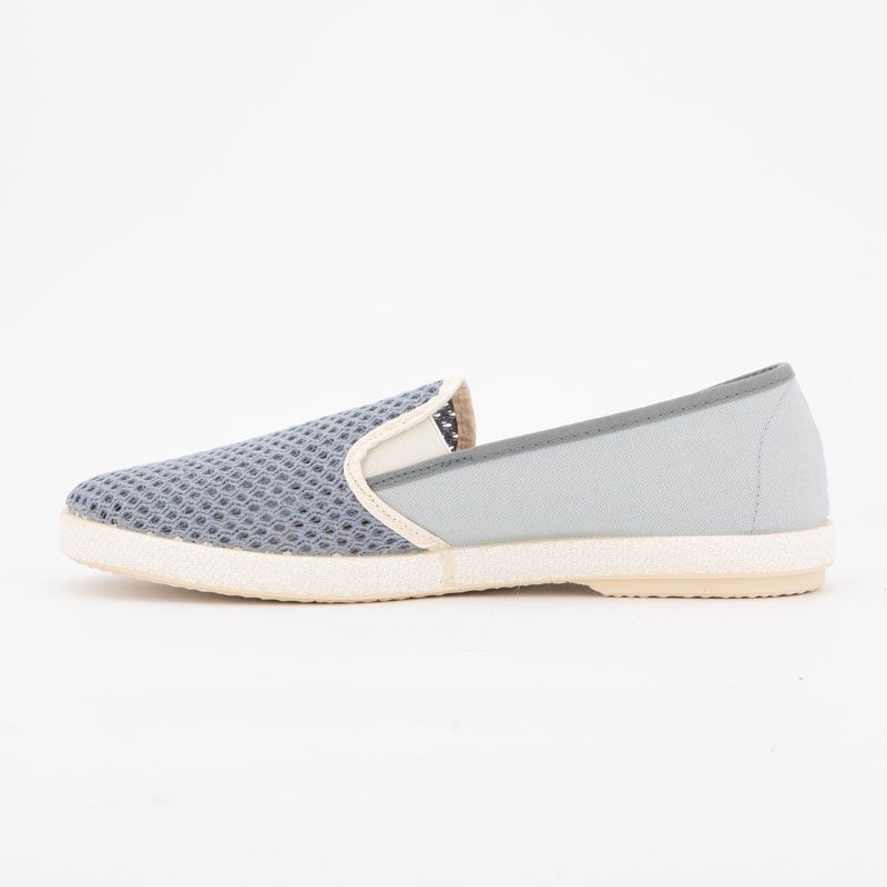 Men's Grey Crudo Slip-on Espadrilles SOUTHERN MOCCASSIN